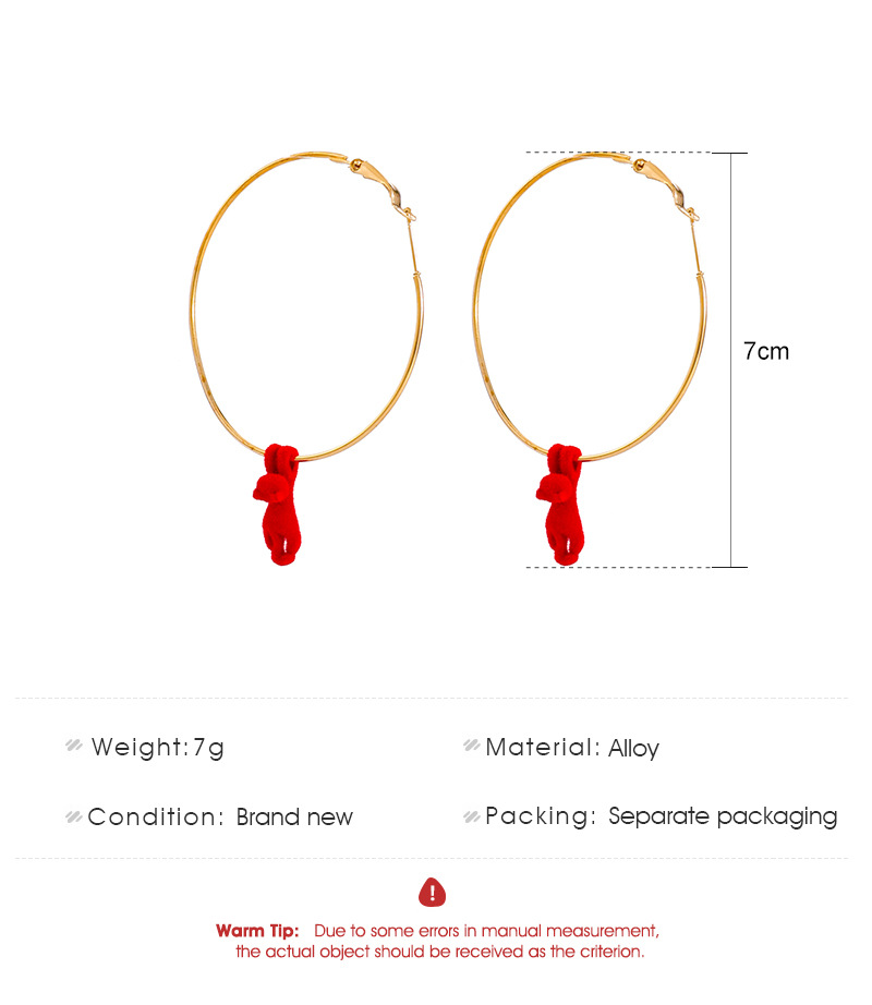 25b90ddb 999a 4f8a b8fc 45247a89156e Simple Ethnic Style Kitten Circle Earrings Female Geometric
