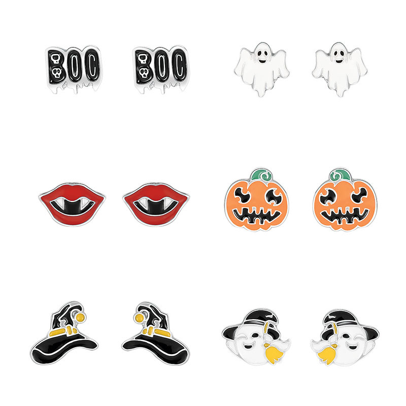 Girly Fashion Skull Head Funny Animal Earring Set 6 25f16931 e155 4318 a16c cea53054e37e Girly Fashion Skull Head Funny Animal Earring Set