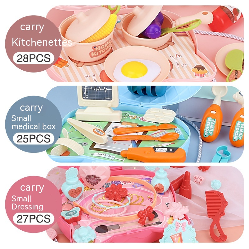 Title 6, Children Play House Toys Dining Kitchenware Med...