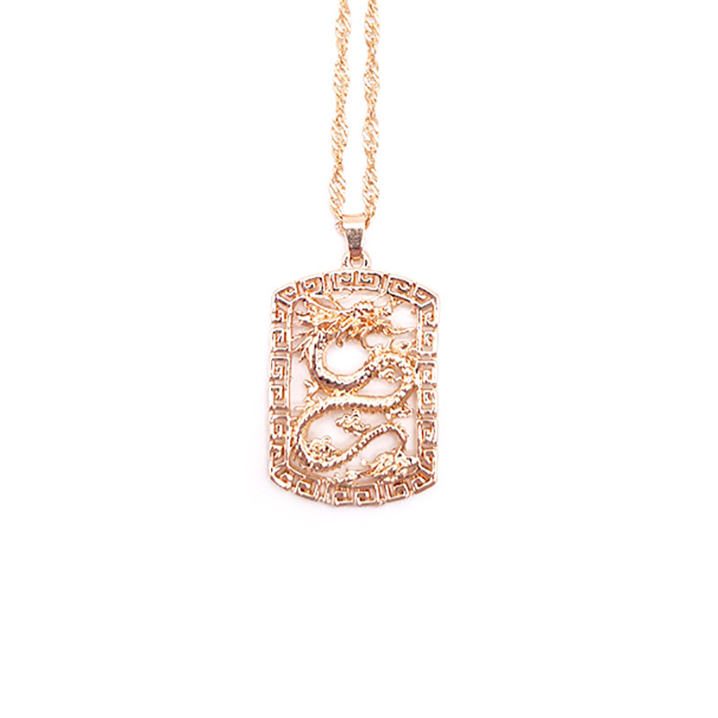 27d0cea6 0376 43f7 87ef c1370d2a542e Bohemia Portrait Alloy Gold Coin Pendant