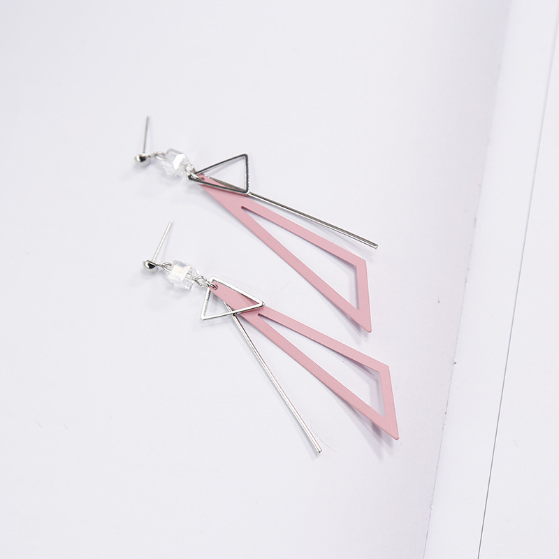 27dac68a 86bb 4326 9dc5 f68553d585ad Cute girly heart geometric opal earrings