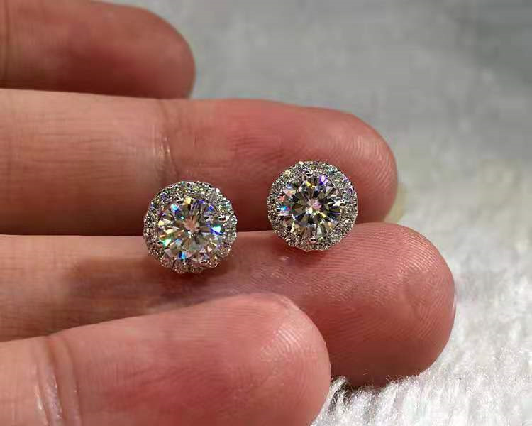 28593390 dd45 493a 909b 79c9167add86 Simple And Fashionable Round Earrings With Full Rhinestonessmall And Cute Style