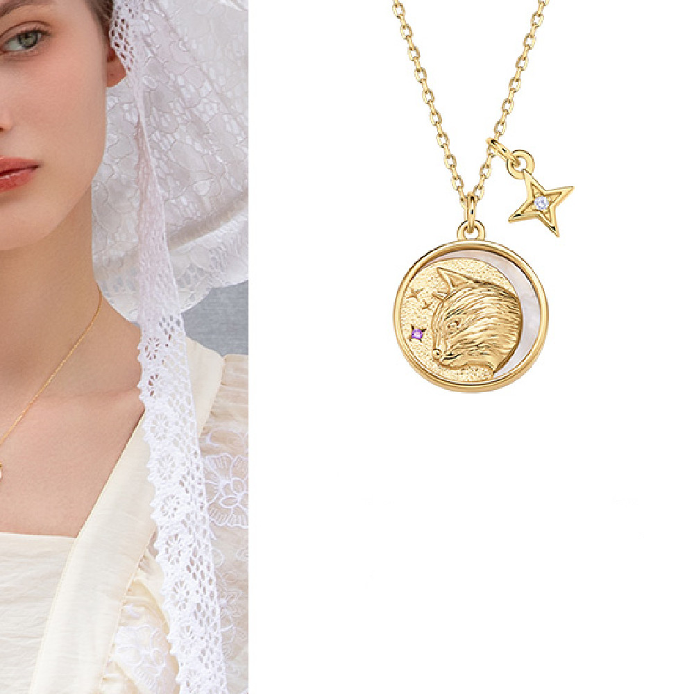 28913ee6 0d45 4cfb 80f8 c9da53073386 Silver And Gold Coin Clavicle Chain