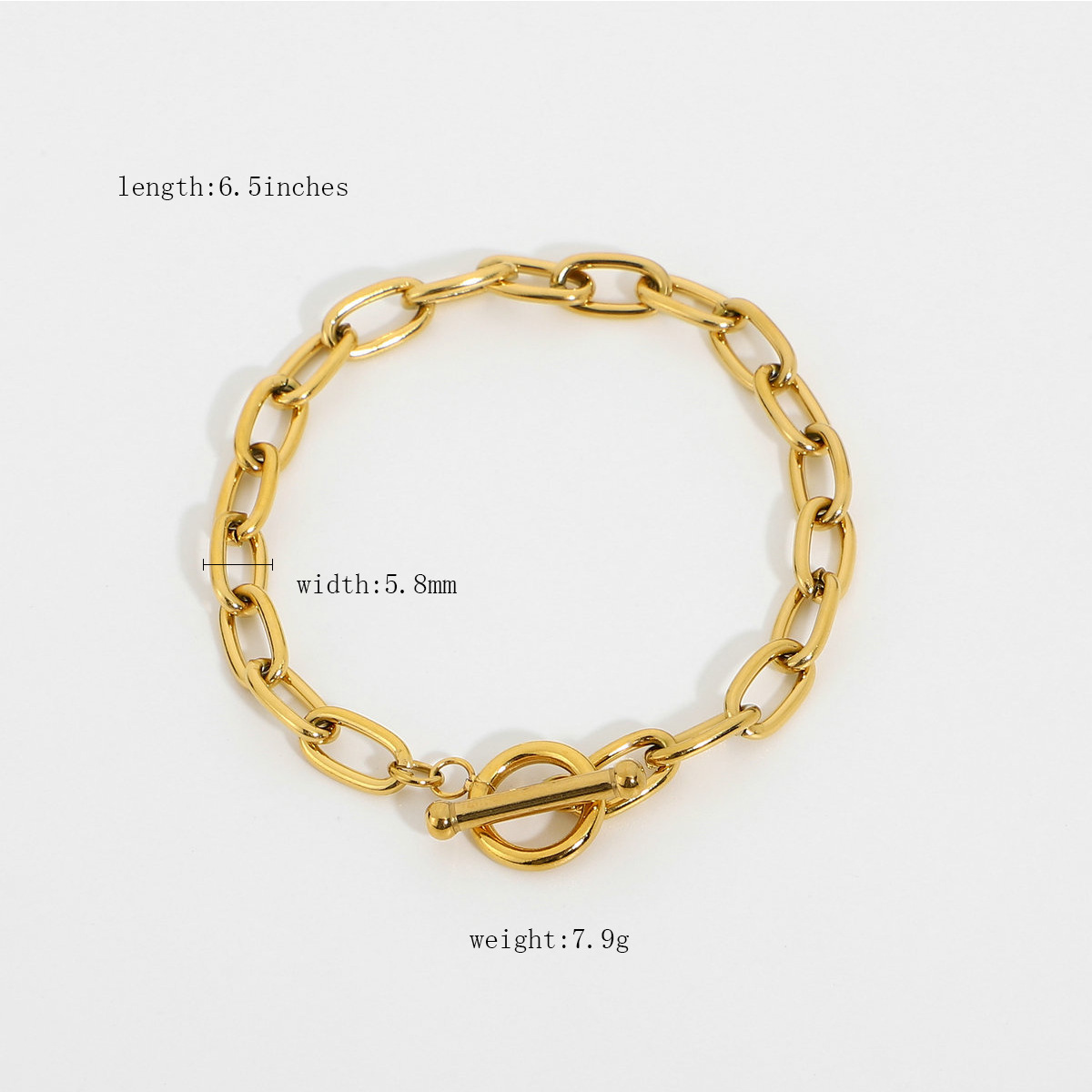 Classic Gold Bracelet Paperclip Bracelet 3 29a9d1e9 ee82 4f03 8b0c 66cf29e43124 Classic Gold Bracelet Paperclip Bracelet