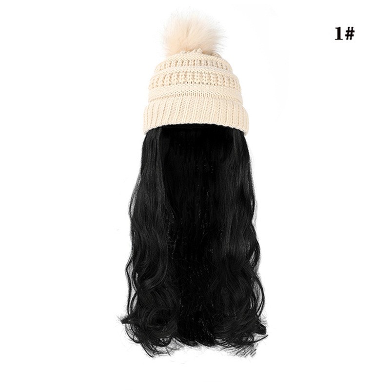 Chic Hat Wigs: Elevate style seamlessly with this versatile fashion fusion .image 11