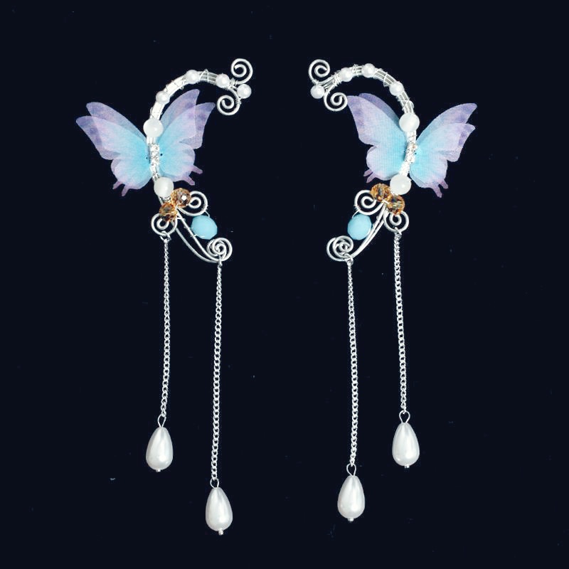 29fa6fb9 f464 4a42 8360 d59b566e858a Butterfly tassel personalized earrings