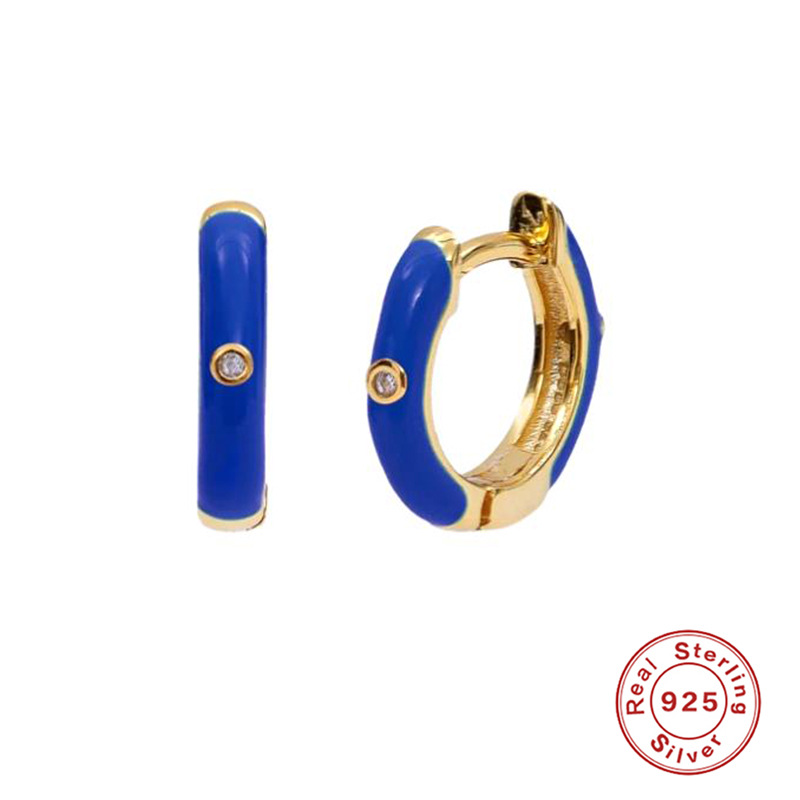 2b0385f6 de5b 41f0 a535 e52c422f79f0 Square Color Zircon And Diamond Earrings