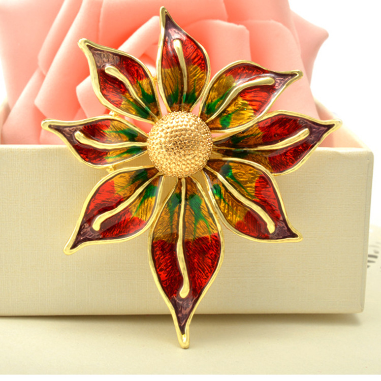 2b060025 c29e 4766 94f0 0bbf6b3a4d1b High-end colorful glazed flower brooch