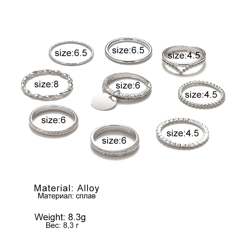 2cbd038b 4e6c 47ae b75f e6647f7b0d06 Creative Geometric Gold Plated Statement Knuckle Rings Set