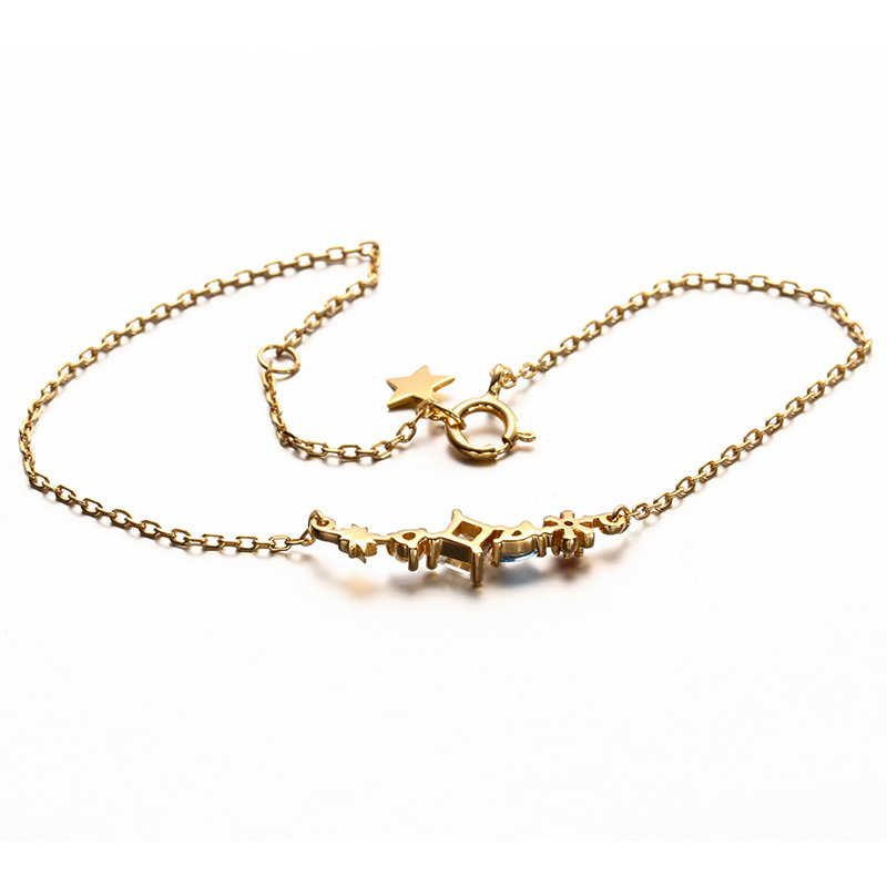 2d771f67 9339 4fd1 ba13 bad01583a535 Sterling Silver 14K Gold Plated Zircon Bracelet