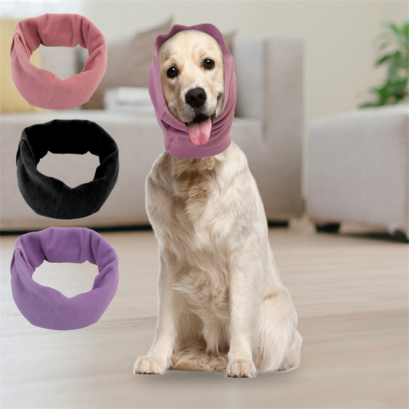 Calming Dog Ears Cover For Noise Reduce Pet Hood Earmuffs For Anxiety Relief Grooming Bathing