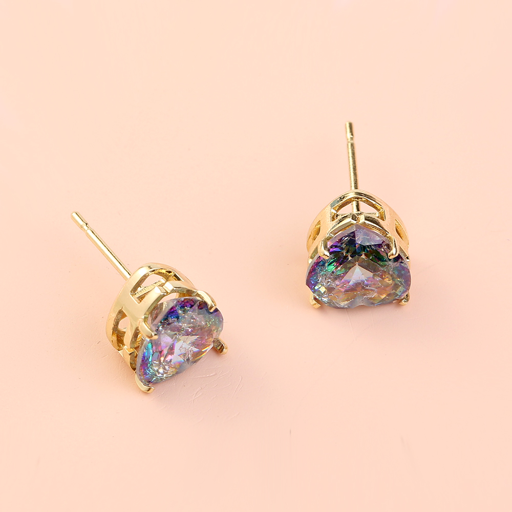 2e0cb210 6a79 4af7 a40e ac2ca19ca9d5 European and American Amazon hot-selling jewelry colorful zircon shiny simple love wild earrings earrings