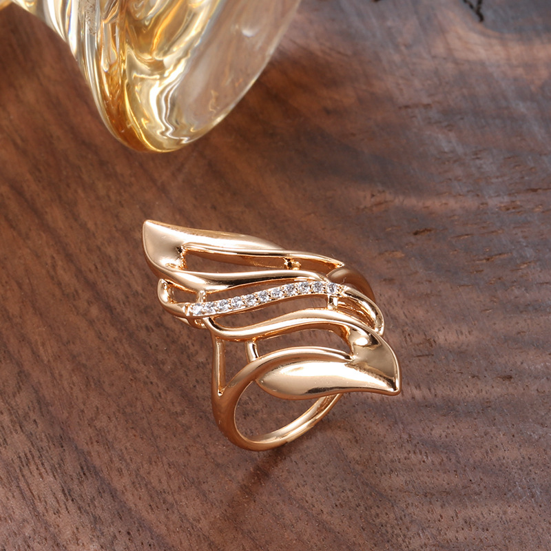 Zircon Rose Gold Hollow Flame Ring For Women 2 2eb4410f f784 4cbd b2a6 9bdd6706d451 Zircon Rose Gold Hollow Flame Ring For Women