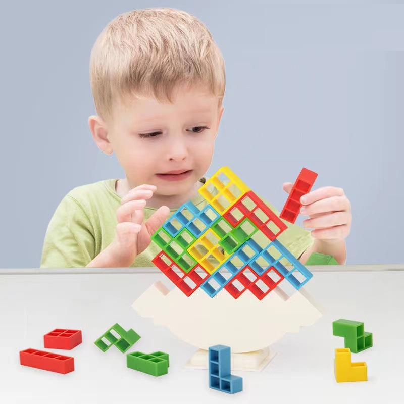 Inspire young minds with our educational Balance Building Blocks kids toy—a playful blend of learning and fun! image 1