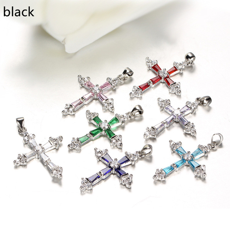33d4c206 4772 4a96 96a2 ba8d93b3619b Simple Cross Pendant Women's Money Decorated With Micro