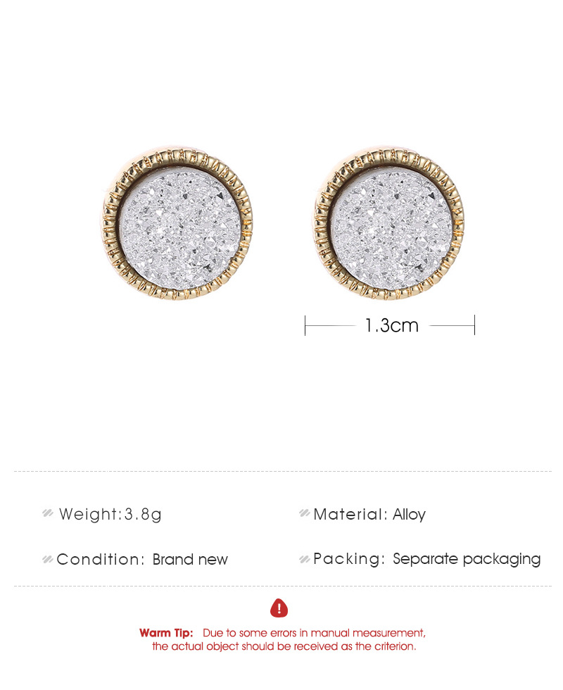 346e9d38 d8a4 4c58 aa43 6f69472d8a87 Geometric Round Mineral Crystal Earrings