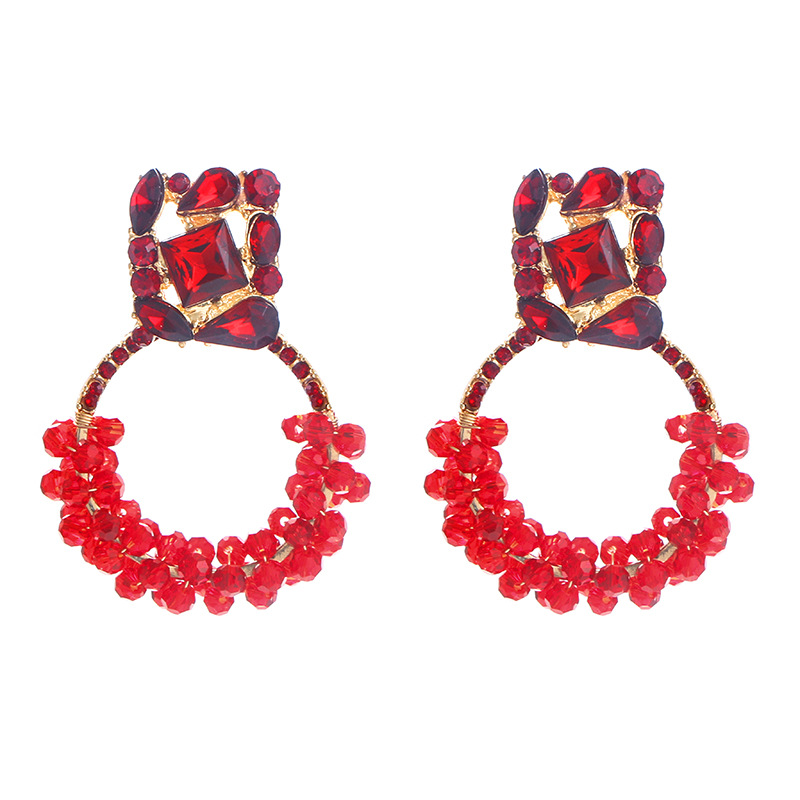 Fashion Earrings Retro Colored Diamond Exaggerated Round Earrings 5 35831780 233d 499f a874 f99044e5f693 Fashion Earrings Retro Colored Diamond Exaggerated Round Earrings