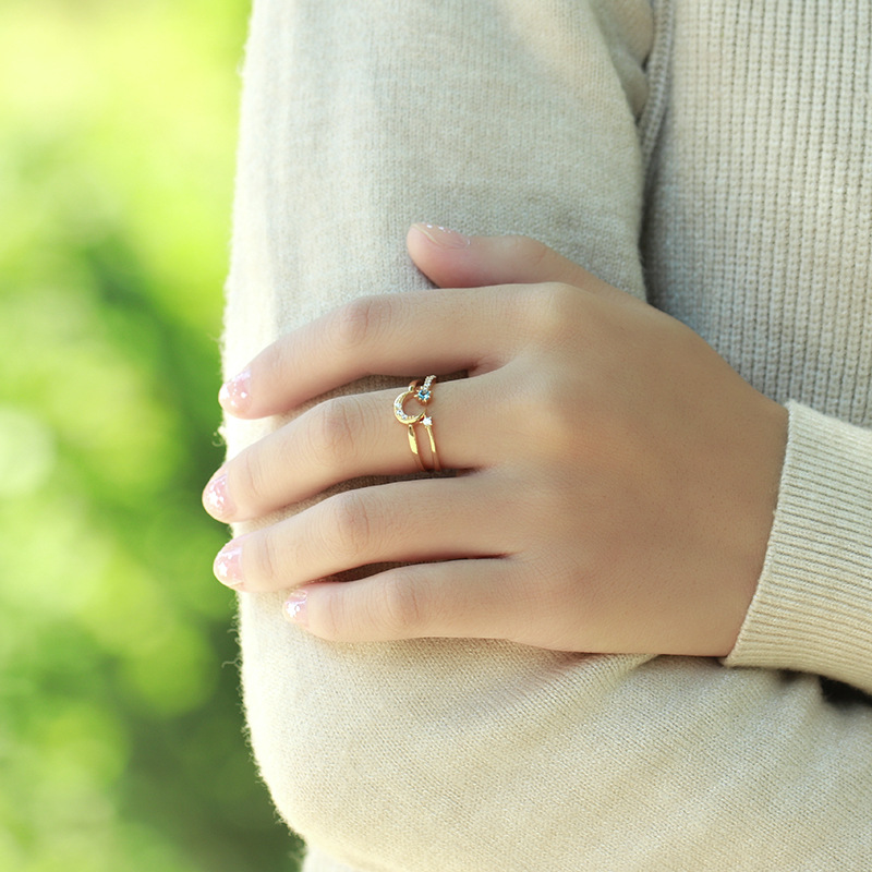 36a799d9 21d8 46f6 b247 8b5144aef3c8 S925 silver zircon star and moon set ring