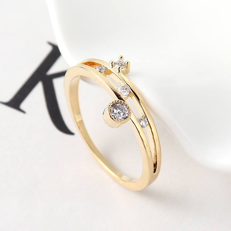 373137c9 e858 4abc ae72 9ef8af4fe60b 14k Gold Zircon Ring Ring Student Joint Ring