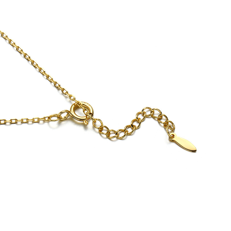 37a6fdb3 5950 41cf a0fd c61fc9e7544b Women's Gold Plated Sterling Silver Splicing Heart Necklace