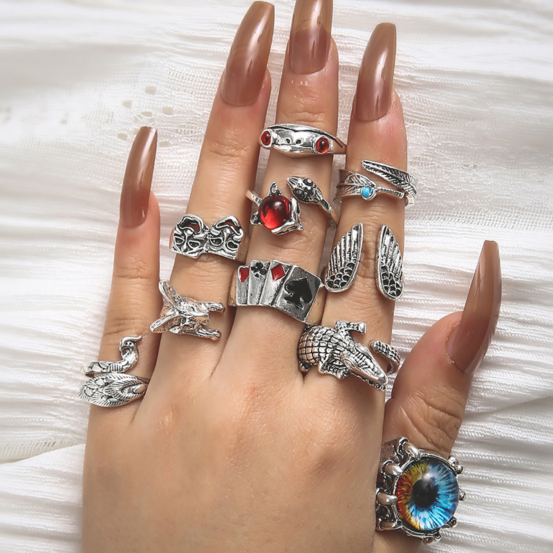 Animal Fish Hole Head Grimace Eye Ring Set Of 10 5 3b4991c7 65ac 444c 9153 510e9af6f6a4 Animal Fish Hole Head Grimace Eye Ring Set Of 10