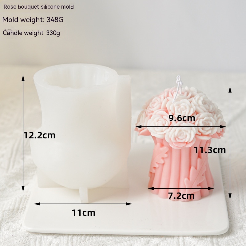 Bridal Bouquet Rose Mold DIY - 12