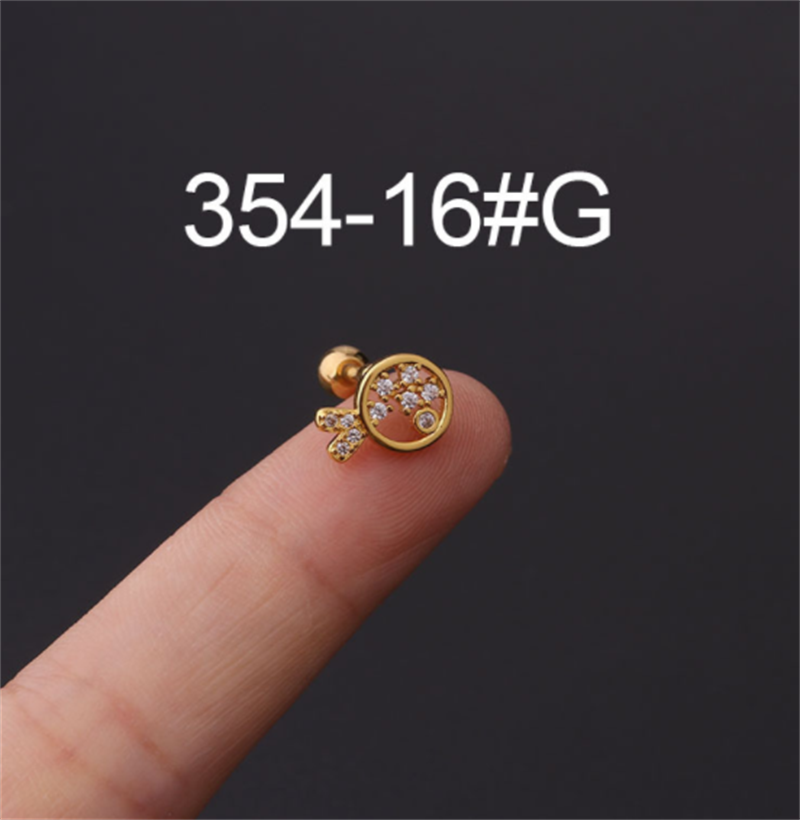 3d29f201 6203 478a 8837 52b1a4e5b5ac Stainless Steel Stud Zircon Pierced Earrings