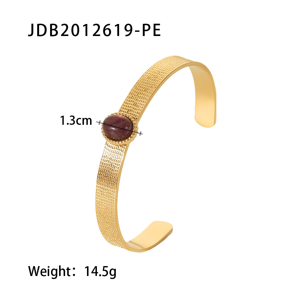 3d7b0794 ce86 44e4 a63f 6ad778ab39d8 Fashionable And Versatile Gold-plated Stainless Steel Bracelets With Zirconia