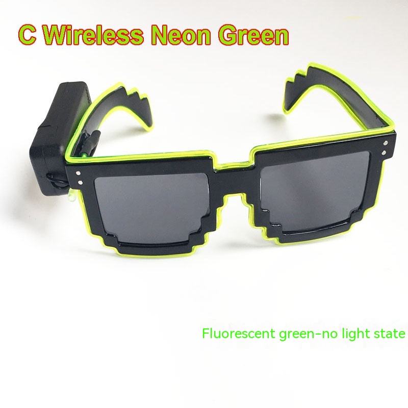 Led Wireless Mosaic Luminous Glasses