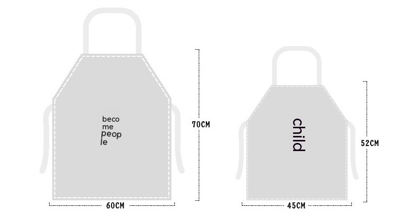 Title 1, Fashion New Cartoon Restaurant Apron