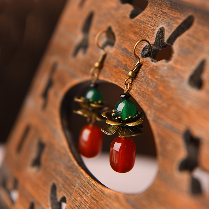 3df0237e aeee 4f1d a576 6ef220c33b8c Chinese style retro personality earrings pendant