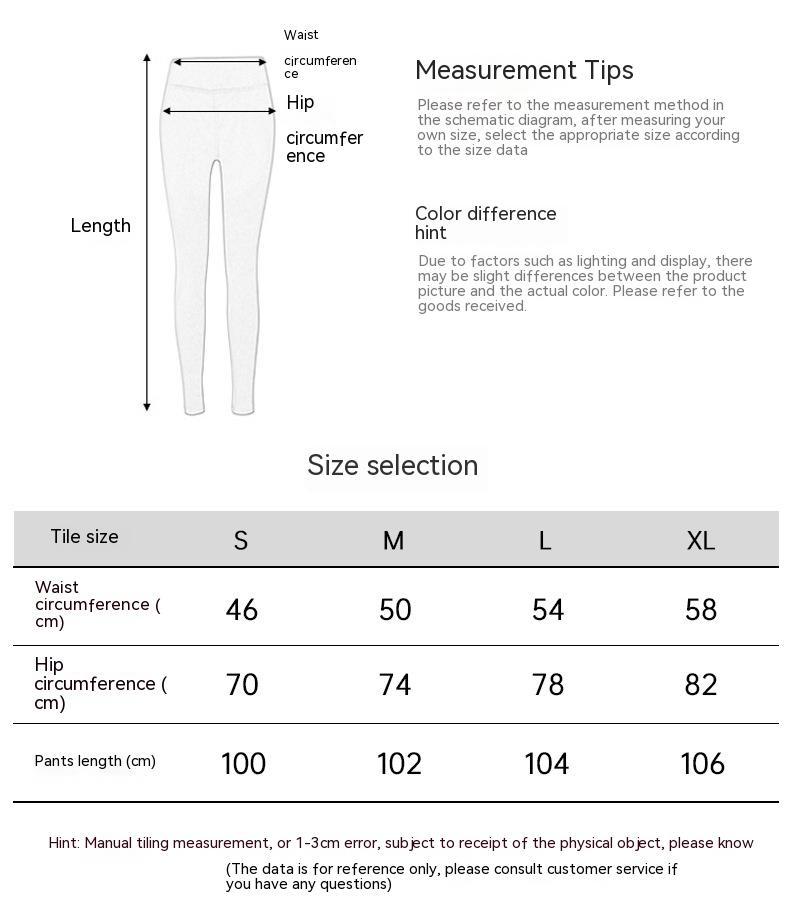 Size Chart for Women's Super High Rise Flared Yoga Pants - Wide Leg Fitness Leggings - A.A.Y FASHION