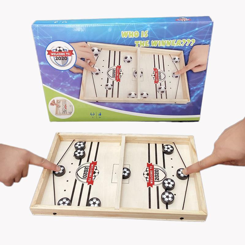 Puck Game Fast Sling Wooden