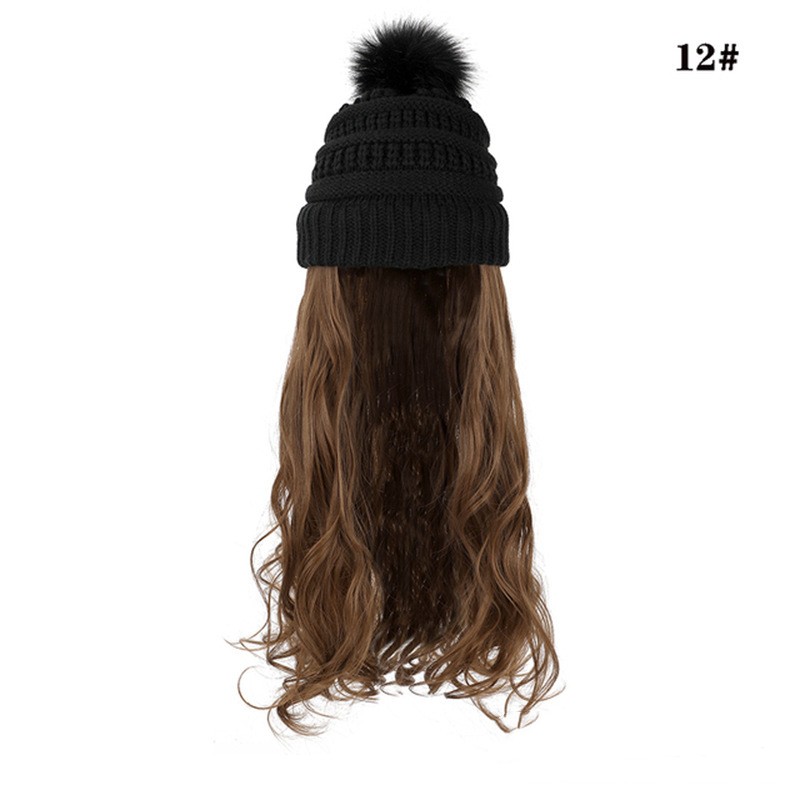 Chic Hat Wigs: Elevate style seamlessly with this versatile fashion fusion .image 14