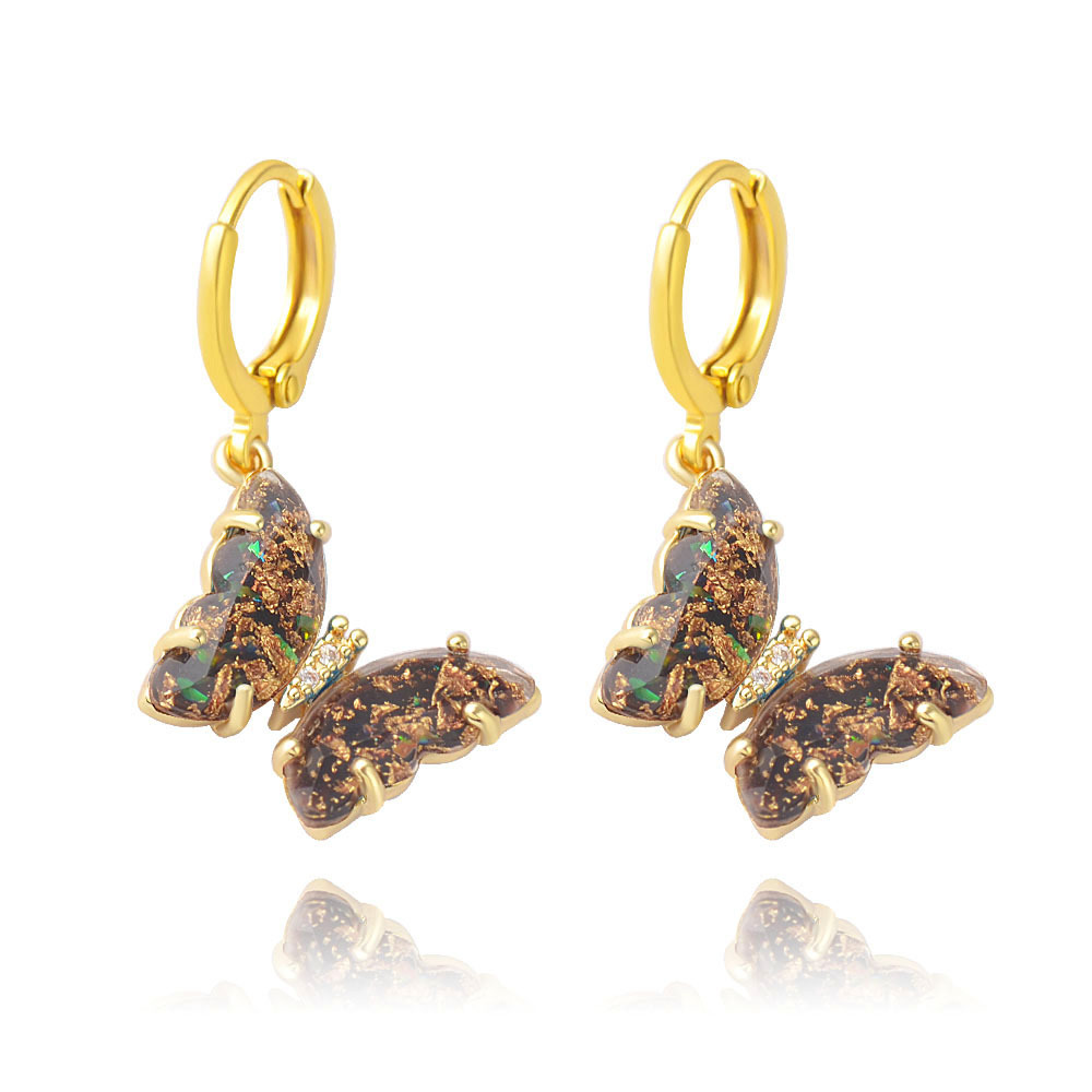 40bd9741 2691 4f32 9ebf ab3b9f5107b8 Temperament Butterfly Ear Buckle French Super Fairy Earrings