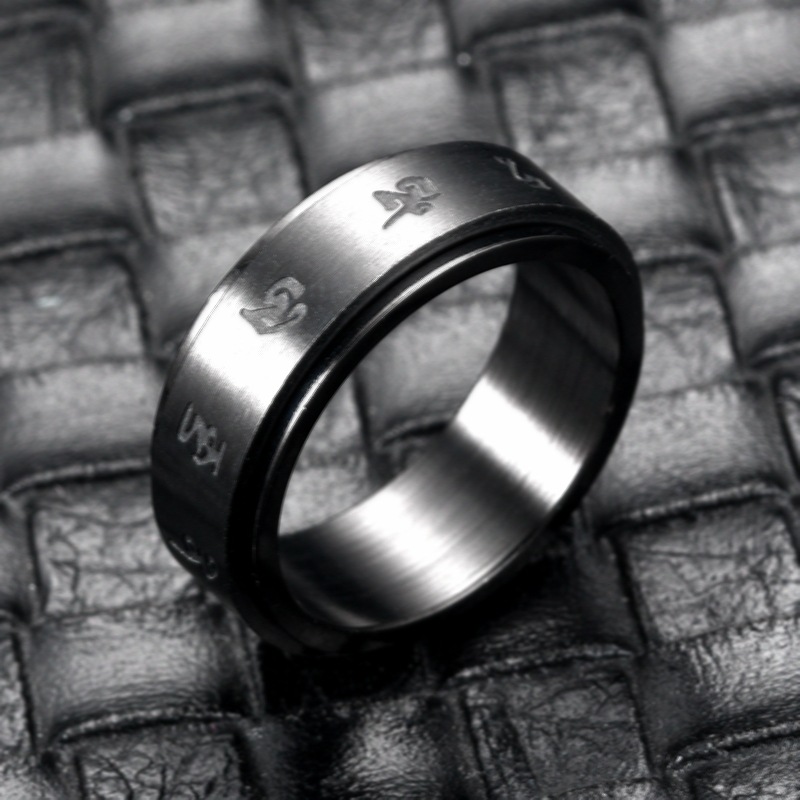 Stainless Steel Rotating Ring Six Words Of Truth 2 414b4081 a29f 4da2 8465 f57b8a5676e0 Stainless Steel Rotating Ring Six Words Of Truth