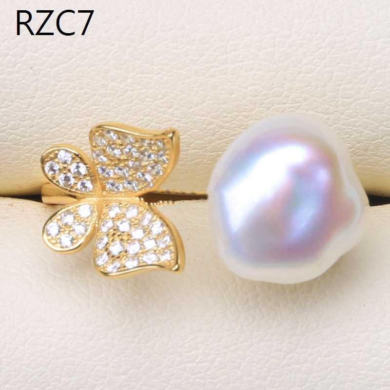 Platinum Moon Design Natural Baroque Pearl Ring 5 41a46ac6 803c 4a6e ad24 76a2129dff30 Platinum Moon Design Natural Baroque Pearl Ring