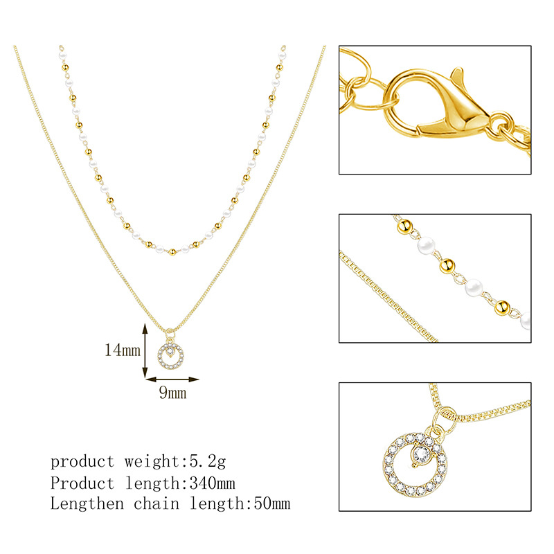 Ins Cold Wind Double Pearl Ring Pendant Necklace 4 41ae966e 34ce 41b1 a8d7 c3de68ac734e Ins Cold Wind Double Pearl Ring Pendant Necklace