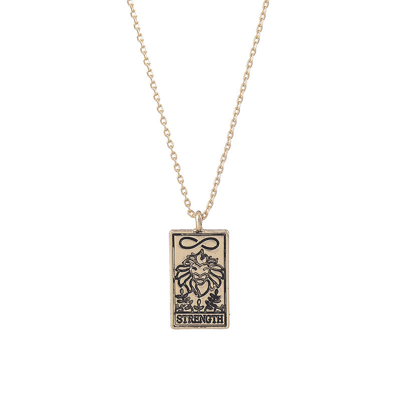 Tarot Pendant Necklace Vintage Tarot Collarbone Chain Gold Silver 4 428c1ac5 ba58 44e5 a6ac 98cb42a97986 Tarot Pendant Necklace Vintage Tarot Collarbone Chain Gold Silver
