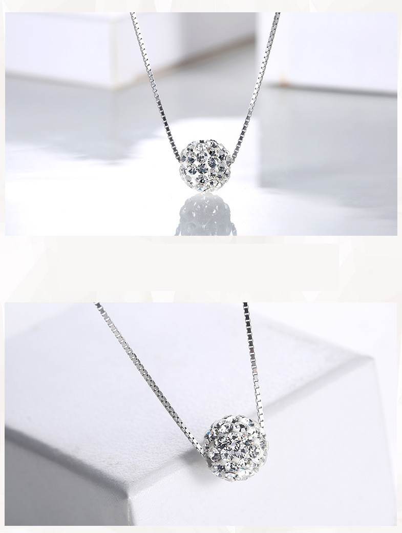 42bc0670 6d57 46f5 a1fc f3b07cdbf650 Fashion Full Diamond Round Necklace Women