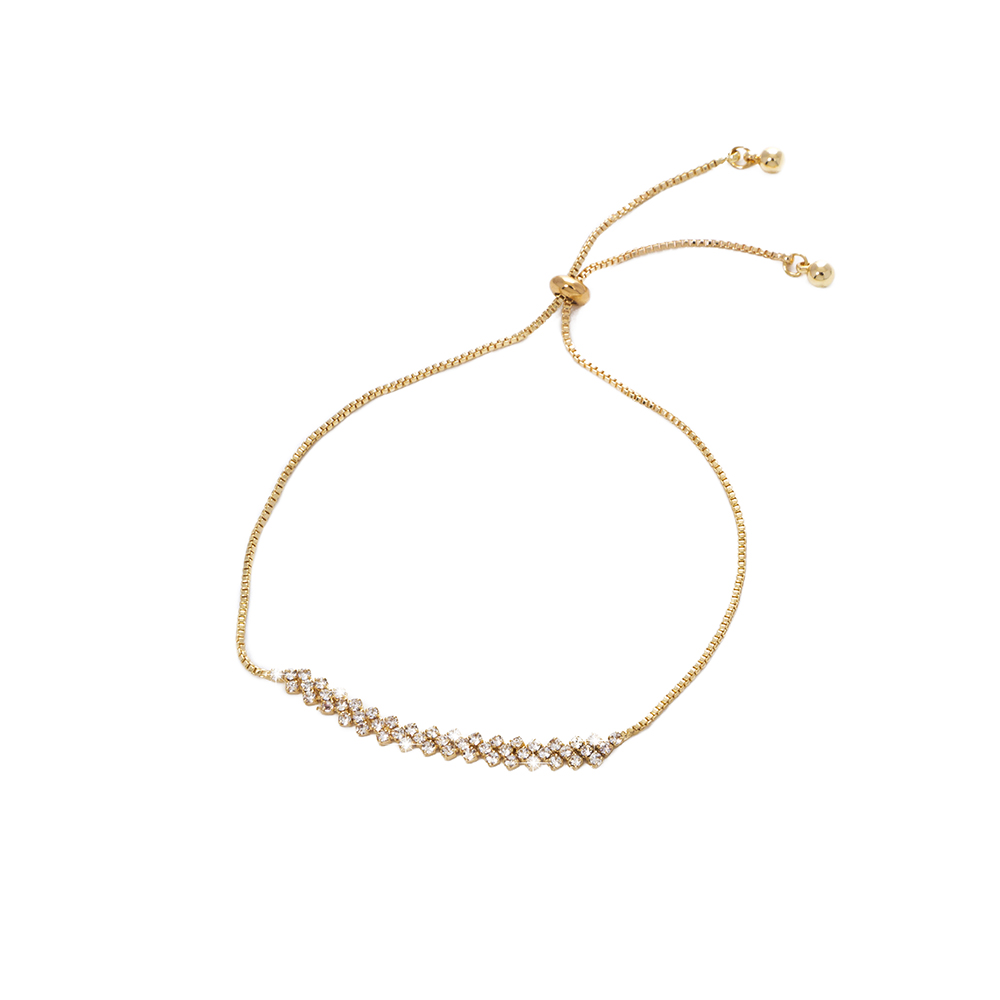 44696aba 84ce 4d32 a4b6 b5e702d06330 Brass Gold Plated Long Micropaved Zircon Pendant Shrink Pulled Brass Bead Bracelet