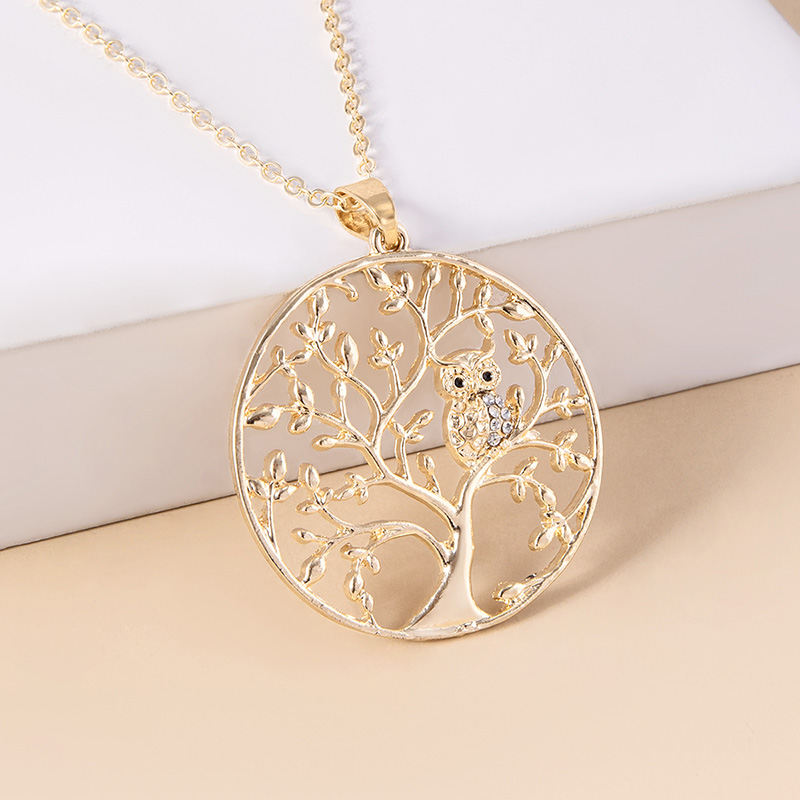 Fashion Gold Hollow Tree Of Life Necklace Crystal Bird Owl Pendant Statement Necklaces For Women Sweater Chain Jewelry 2 4501fc2b 6e3d 4246 808c a3cbbde12294 Fashion Gold Hollow Tree Of Life Necklace Crystal Bird Owl Pendant Statement Necklaces For Women Sweater Chain Jewelry