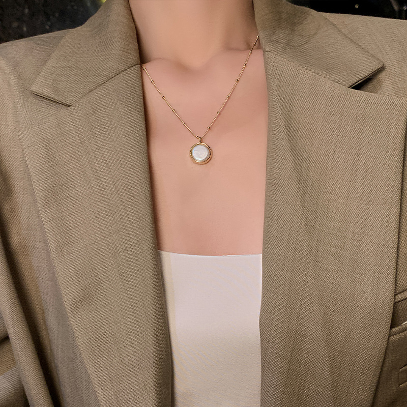 4553c145 4770 4f83 8d59 61db10646753 Frigid Wind Clavicle Chain High-end Simple Temperament Necklace