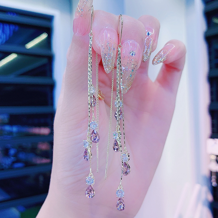 45ab6d48 f532 44c8 bb10 214bff29ca71 Women's Fashionable Airy Teardrop Anti-loss Ear Wire