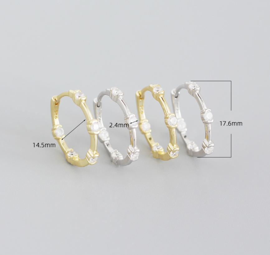 45bb4c06 fc23 4005 9e8d 7690ddef9734 Geometric Micro Inlay Exaggerated Design Earrings