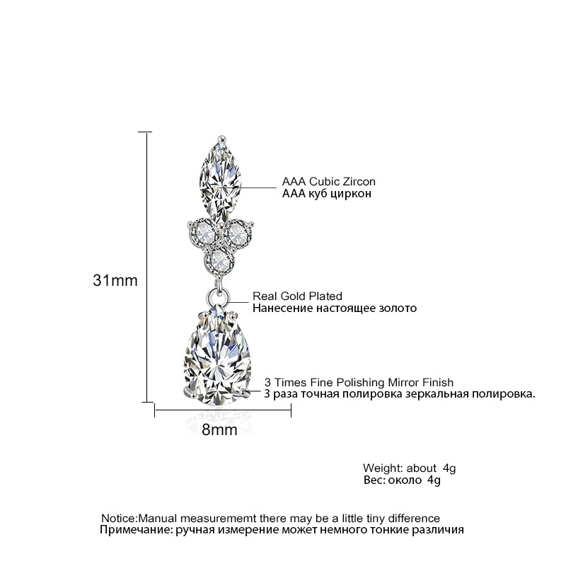 46f22437 8938 4d00 a4e3 91de6230f9a6 European And American New Classic Drop Earrings Women Fashion