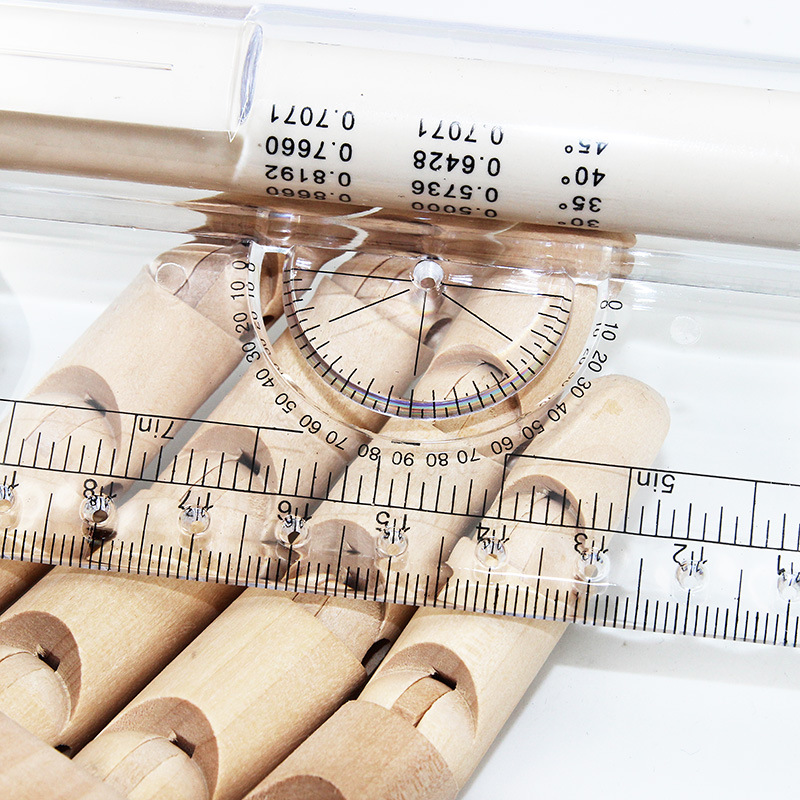 Multi-purpose Rolling Ruler Plastic Measuring Rolling Ruler for Drawing  Design