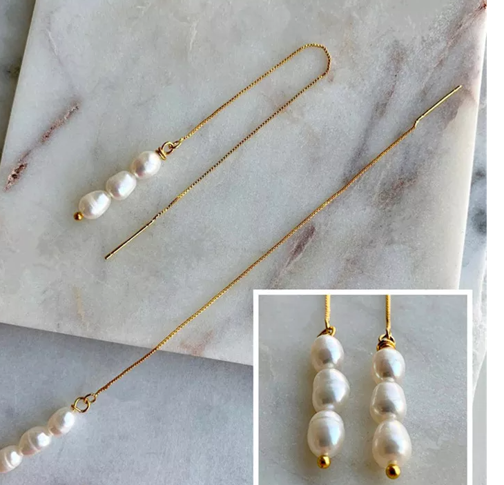 Real Gold Earline Natural Freshwater Pearl Earrings 2 470b2b2d 62b0 418b ad97 c445dbb9f27a Real Gold Earline Natural Freshwater Pearl Earrings