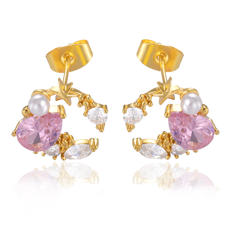 47d7c93e d18e 45bb b3e7 c5fbee305915 Korean Version Of Fairy Flower Earrings Female Cute Japanese Sweet