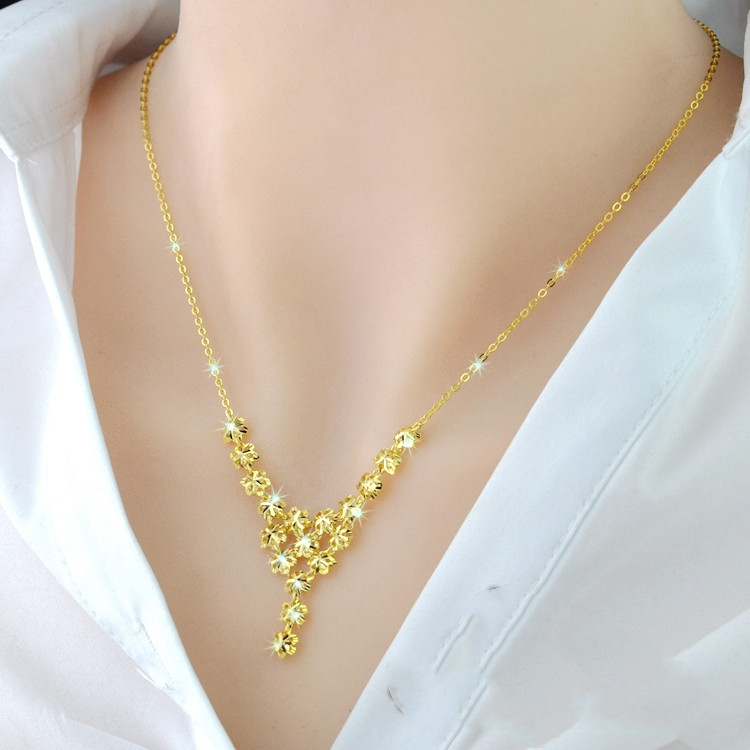 48931f7e 9fa1 4a5d aa66 7e846b88c2f0 925 Sterling Silver 18K Color Gold Necklace